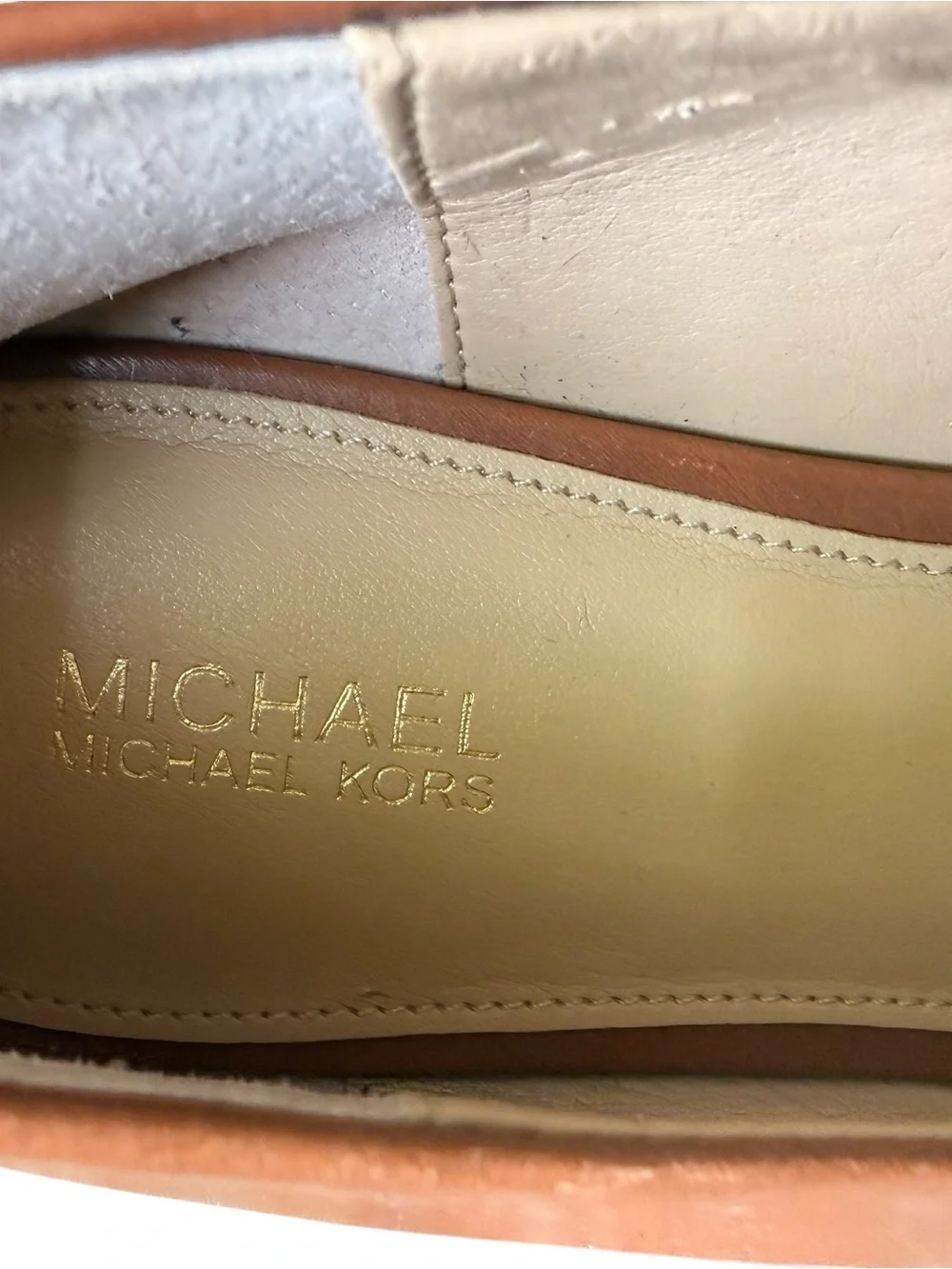 Michael Kors Jess Women's Brown Pointed-Toe Flats